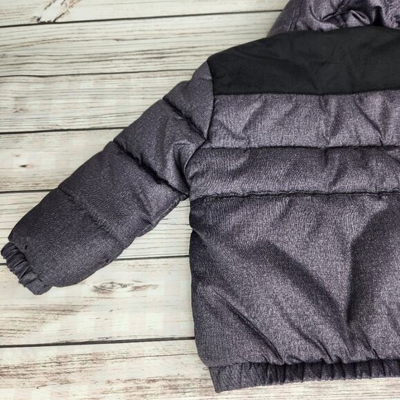 Carter's Puffer Boy's Jacket with Sherpa lined Hood Size 2T Winter Fall Cozy - Picture 5 of 12